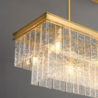 Modern Forms Chandelier Minimalist Full-Copper Luxury Ceiling Light