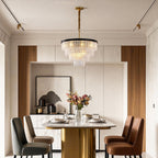 Modern Forms Chandelier Minimalist Full-Copper Luxury Ceiling Light