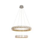 Chrome Chandeliers Italian Luxury Crystal Ceiling Lights