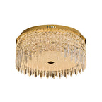 Crystal Ceiling Lights Flush Mount Luxury Metal Light
