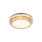 Flush Mount Ceiling Light Modern Luxury Minimalist Crystal LED Lamp