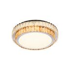 Flush Mount Ceiling Light Modern Luxury Minimalist Crystal LED Lamp