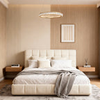 Round Gold Crystal Chandelier Italian LED Ceiling Light