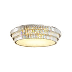 LED Flush Mount Lighting Luxury Eye-Protecting Crystal Lamp