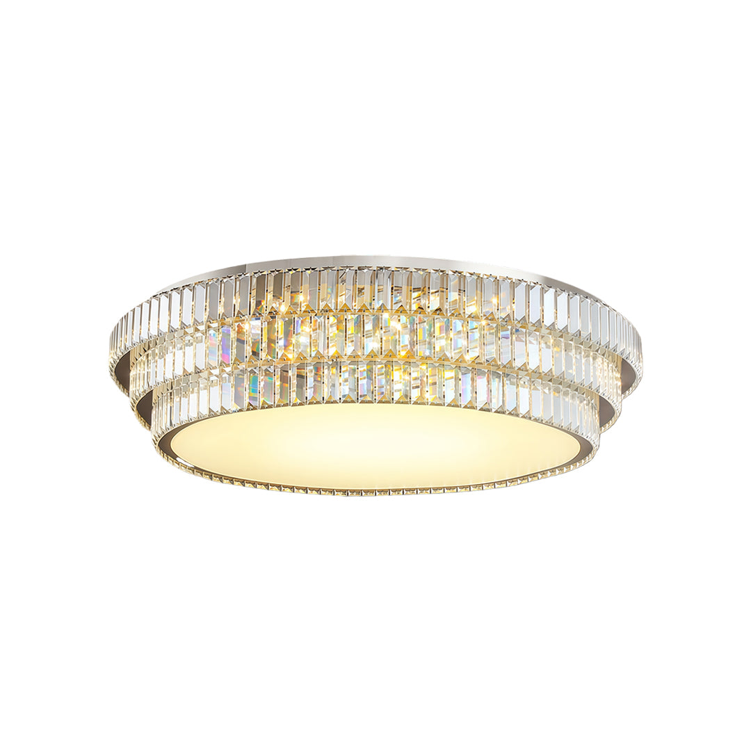 LED Flush Mount Lighting Luxury Eye-Protecting Crystal Lamp