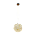 Round Luxurious Crystal Ball Three Step Dimming Modern Pendant Lights