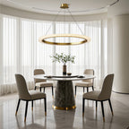 Round Modern Chandelier Minimalist Acrylic Ceiling Light
