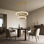 Round Modern Chandelier Minimalist Acrylic Ceiling Light