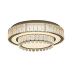 Modern Flush Mount Light Fixtures Luxury Crystal Light