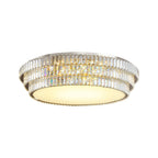 LED Flush Mount Lighting Luxury Eye-Protecting Crystal Lamp