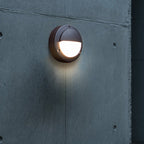 Round Outdoor Wall Sconce Waterproof Minimalist Style