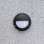 Round Outdoor Wall Sconce Waterproof Minimalist Style