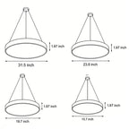 Round Pendant Lights Minimalist Metal Ceiling Light