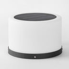 Round Pillar Lights Minimalist Solar-Powered Garden Light