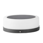 Round Pillar Lights Minimalist Solar-Powered Garden Light