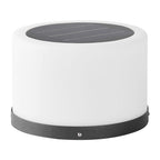 Round Pillar Lights Minimalist Solar-Powered Garden Light