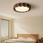 Wooden Ceiling Lights Full Spectrum Eye-Caring Flush Mount Light