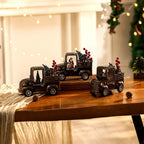 Modern Gold Table Lamp Christmas Snowfall Car Ornament Lamp