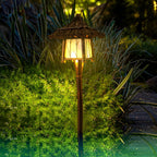 Bamboo Pendant Light Farmhouse Modern Atmosphere Lawn Light