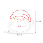 Santa Claus Cute Atmosphere Decorative Personalized LED Sign with Dimmer