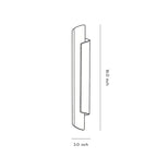 Scroll Wall Sconce Modern Minimalist Metal LED Light