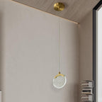 Disc Pendant Light Acrylic Copper LED Nordic Lighting