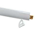 Seamless Corner-Mount LED Strip Light Industrial Style Silicone Lighting