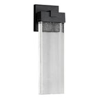 Seeded Crystal Outdoor Wall Lighting Rectangular LED Light
