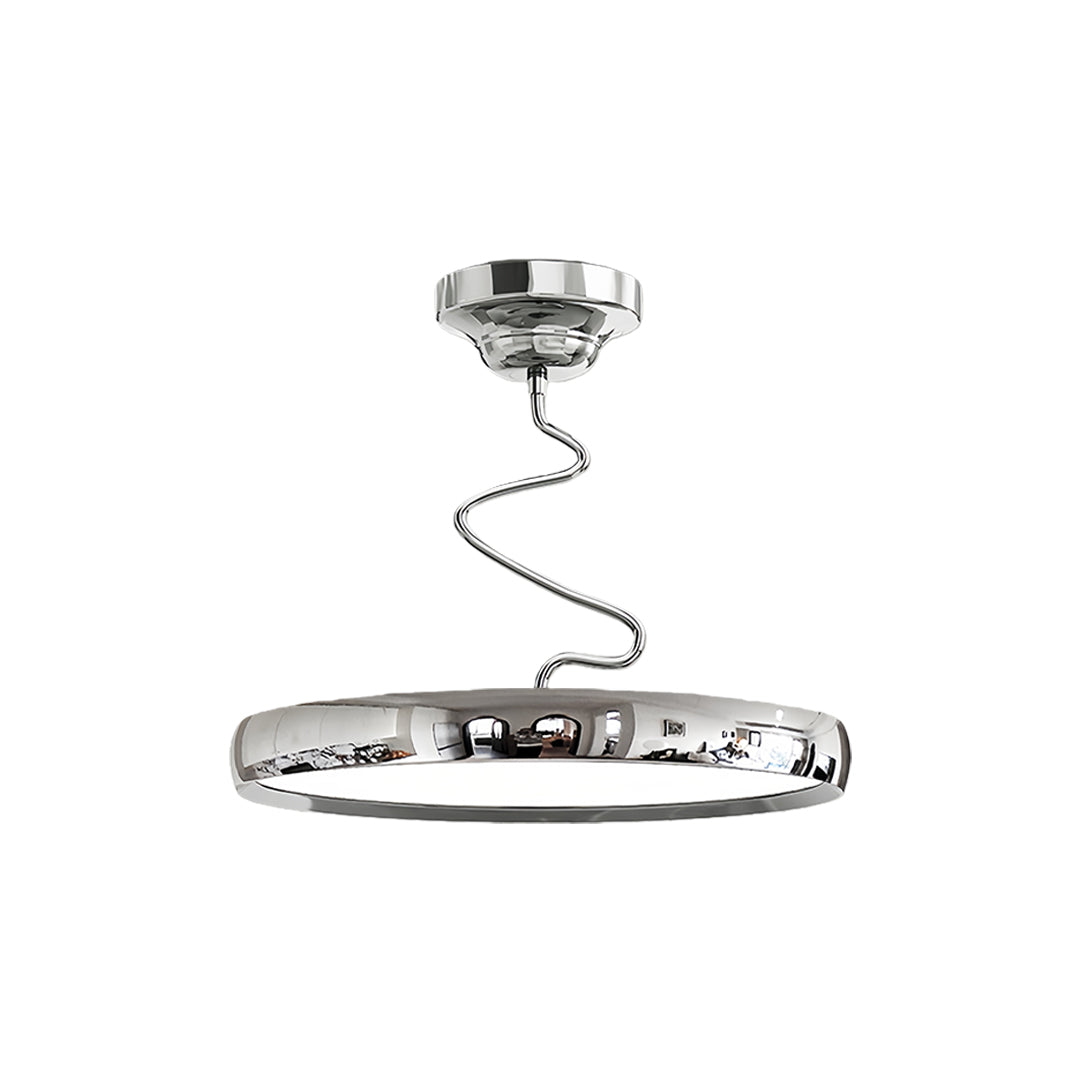 Modern Semi Flush Mount Ceiling Light Twisted Full-Spectrum Light