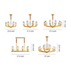 Candle Chandeliers American-Style Luxury Ceiling Light