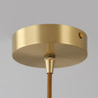 Circle LED Gold Modern Pendant Light Hanging Lamp Ceiling Lights