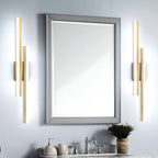Side Vanity Lights for Bathroom Modern Asymmetric Metal Light