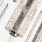 Modern Crystal Pendant Light Minimalist Linear Ceiling Light