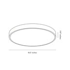 Simple Flush Mount Ceiling Light Round Modern Light