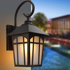 Retro Waterproof Iron Glass Modern Outdoor Wall Lights Wall Sconces Lighting