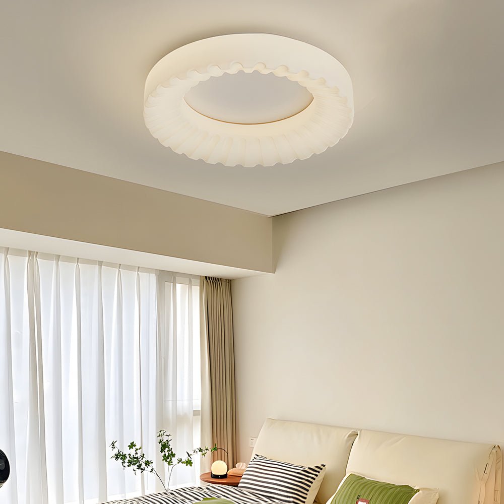 [Open-Box]Simple Round Acrylic Three Step Dimming LED Modern Ceiling Light Fixture