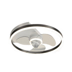 Round Ceiling Fan with Light Modern Silent Ceiling LED Light