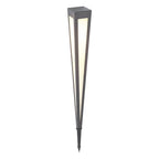 Adjustable RGB Solar LED Pathway Light Square Top & Conical Base Outdoor Lawn Lighting