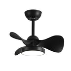 Simple White Ceiling Fan with Light Silent Remote Control Light