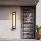 Black Outside Wall Lights Minimalist Waterproof Lamp