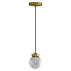 Modern Copper Chandelier Creative Luxury Glass Ceiling Light