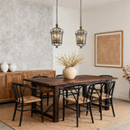 Italian Pendant Light Antique Bronze Finish Elegant Ceiling Light