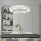 LED Pendant Ring Ceiling Light Modern Metal Acrylic Light