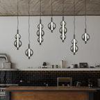 Minimalist Modern Silver Pendant Light LED
