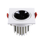 Square Recessed Downlight LED Aluminum Eye Protection Light