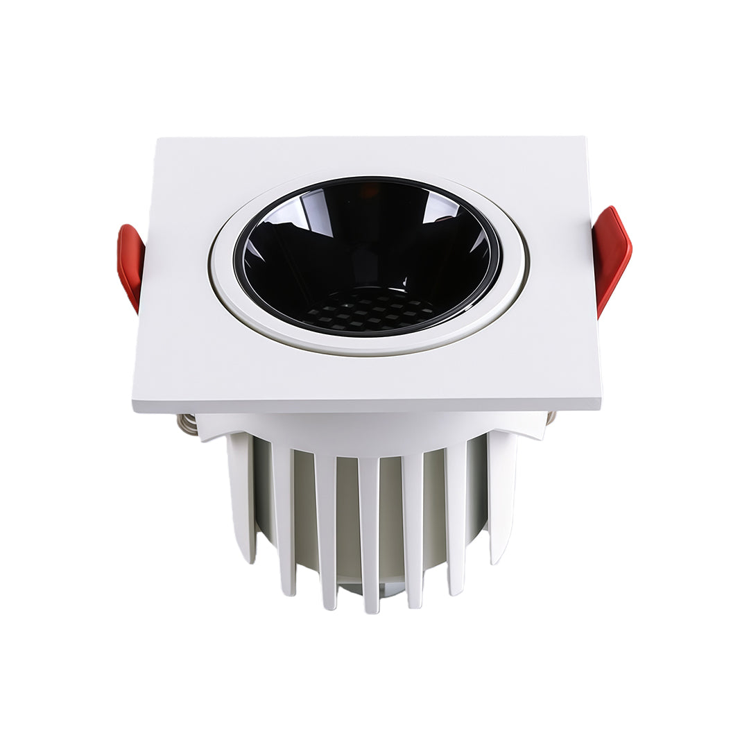 Square Recessed Downlight LED Aluminum Eye Protection Light