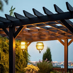 Japanese Lantern Pendant Light Outdoor Waterproof Ceiling Light