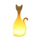 Solar Powered Animal Garden Lights PE Material Cat Animal Lighting