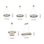 Circle Chandelier Minimalist Luxury Ring Ceiling Lights