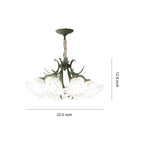 Vintage Flower Chandelier Gorgeous Lily of the Valley Ceiling Light